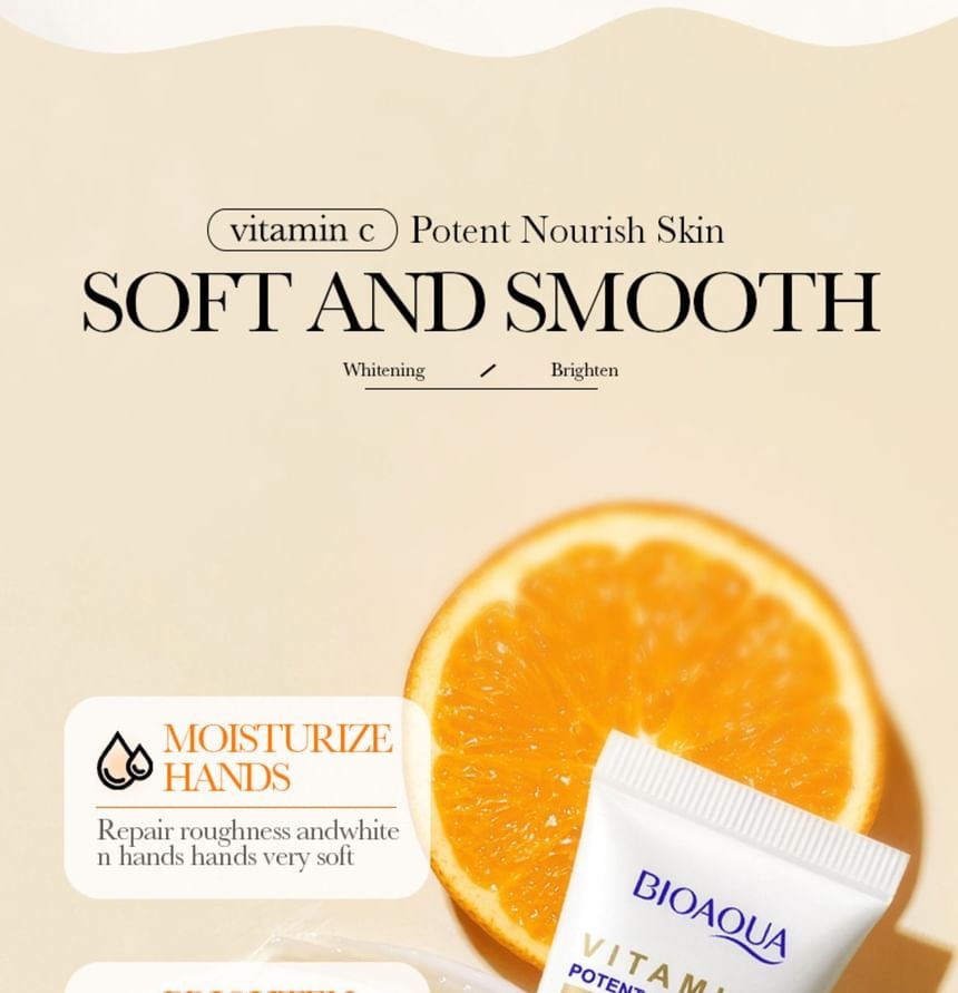BIOAQUA - Vitamin C White Brighten Hand Cream 10pcs Bundle Set (#Hand Cream x 10 pcs)
