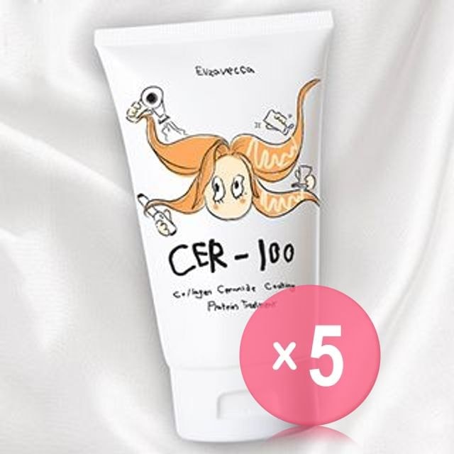 Elizavecca - Milky Piggy CER-100 Collagen Ceramide Coating Protein Treatment 5pcs Bundle Set