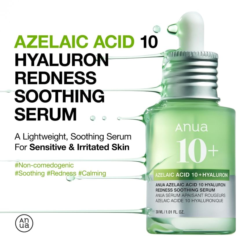 Anua - Azelaic Acid 10 Hyaluron Redness Soothing Serum 2pcs Bundle Set