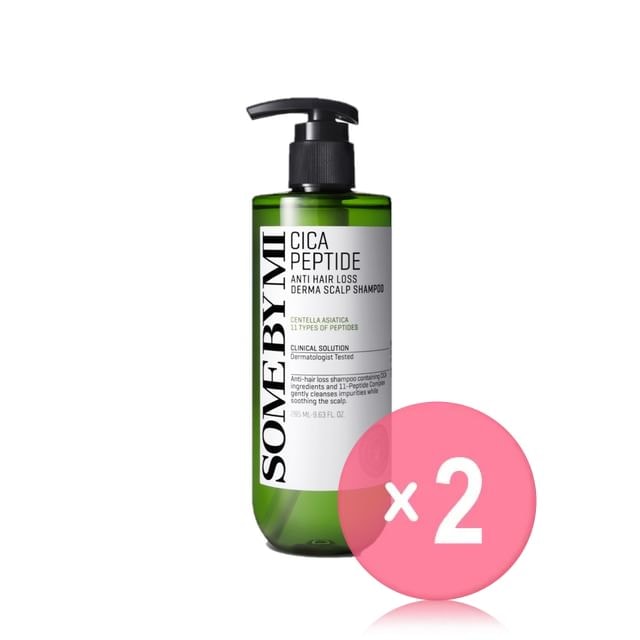 SOME BY MI - Cica Peptide Anti Hair Loss Derma Scalp Shampoo 2pcs Bundle Set