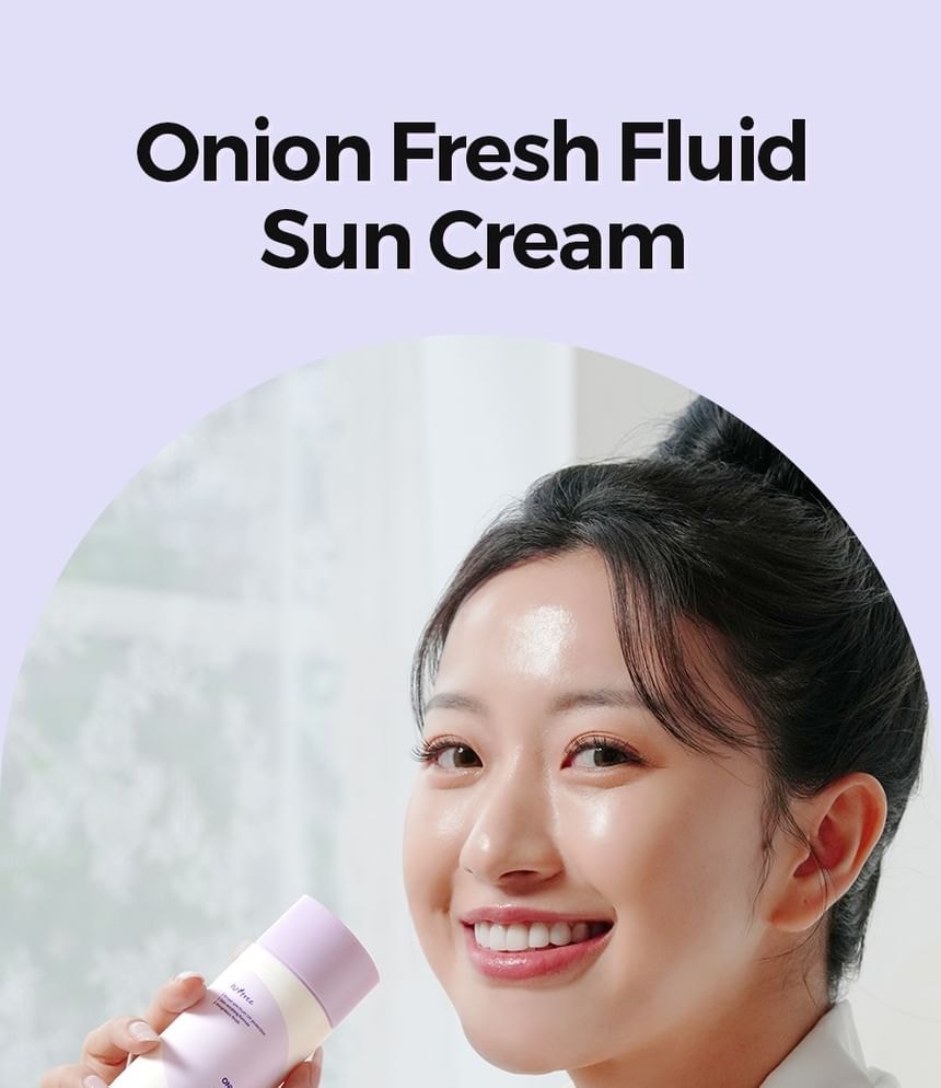 Isntree - Onion Fresh Fluid Sun Cream 2pcs Bundle Set (50ml x 2 pcs)