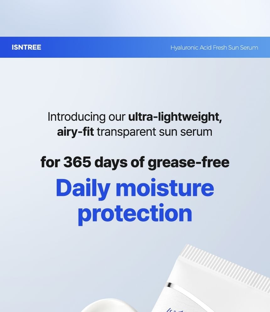 Isntree - Hyaluronic Acid Fresh Sun Serum 2pcs Bundle Set