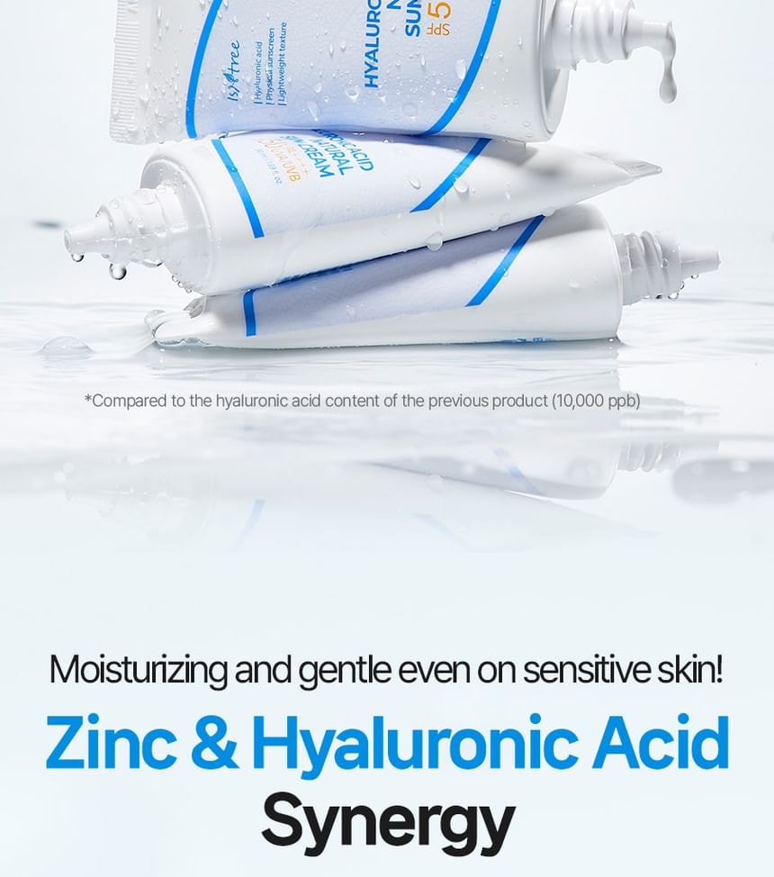 Isntree - Hyaluronic Acid Natural Sun Cream 2pcs Bundle Set
