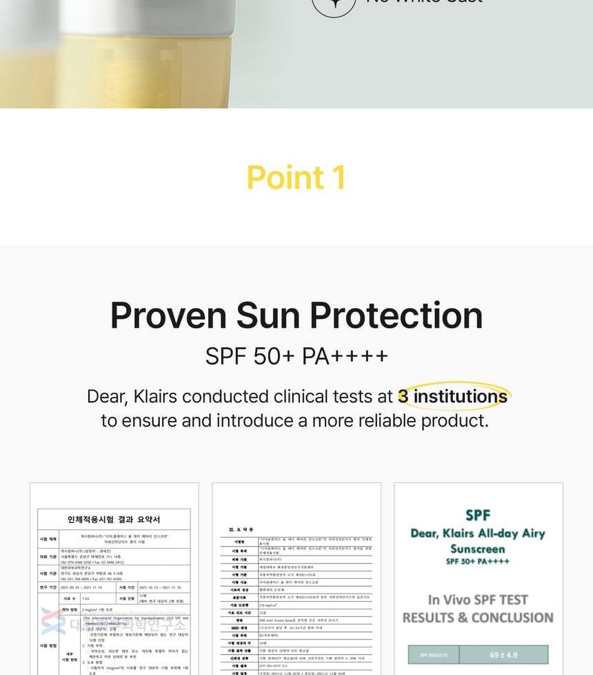 Dear, Klairs - All-day Airy Sunscreen 2pcs Bundle Set