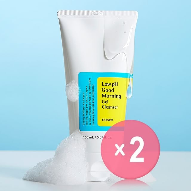 COSRX - Low pH Good Morning Gel Cleanser 2pcs Bundle Set