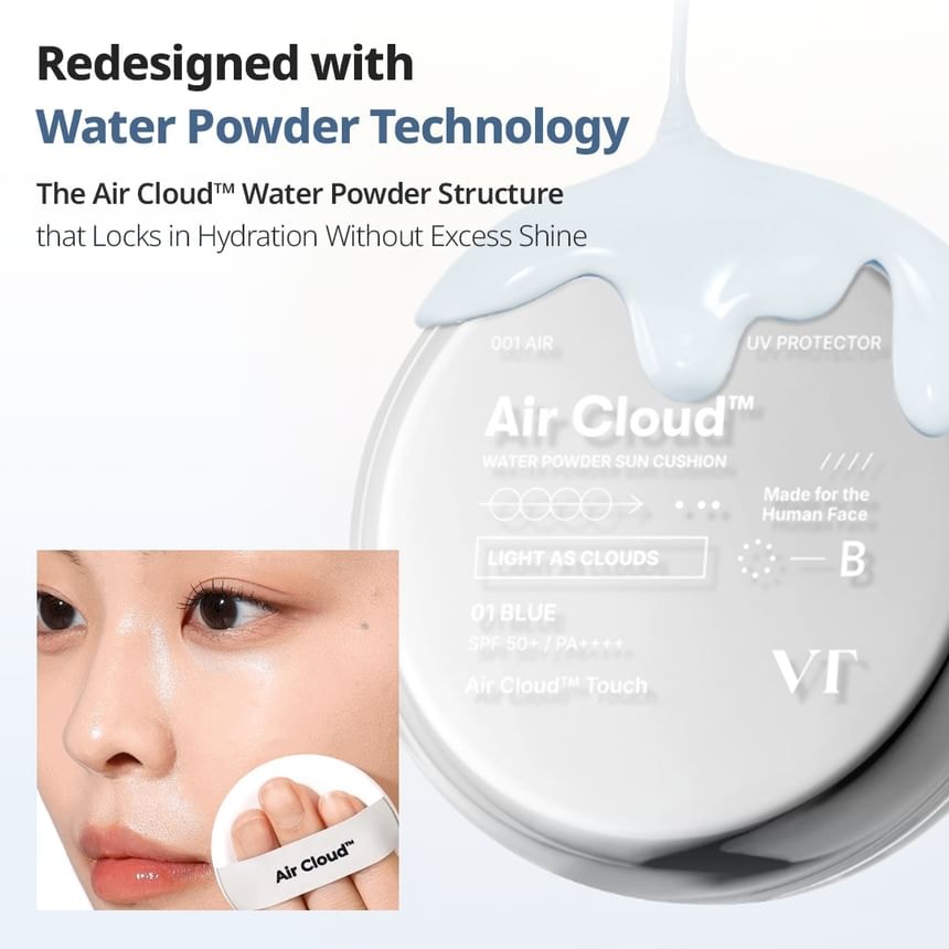 VT - Air Cloud Water Powder Sun Cushion