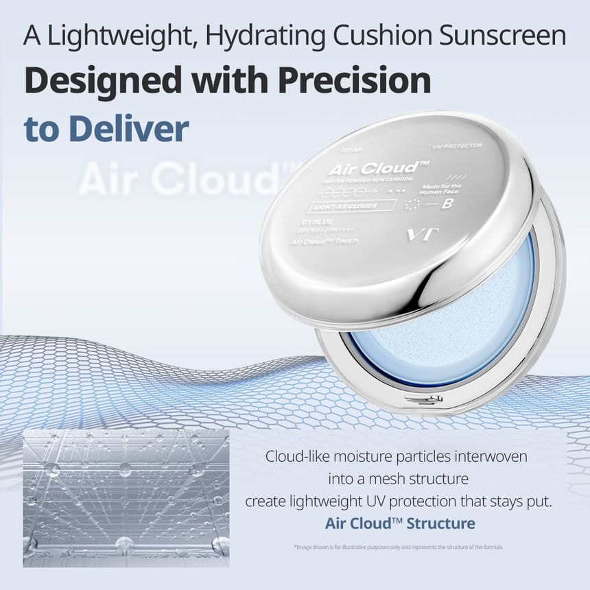VT - Air Cloud Water Powder Sun Cushion