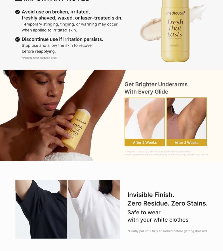 medicube - Vanilla & Pistachio Deodorant