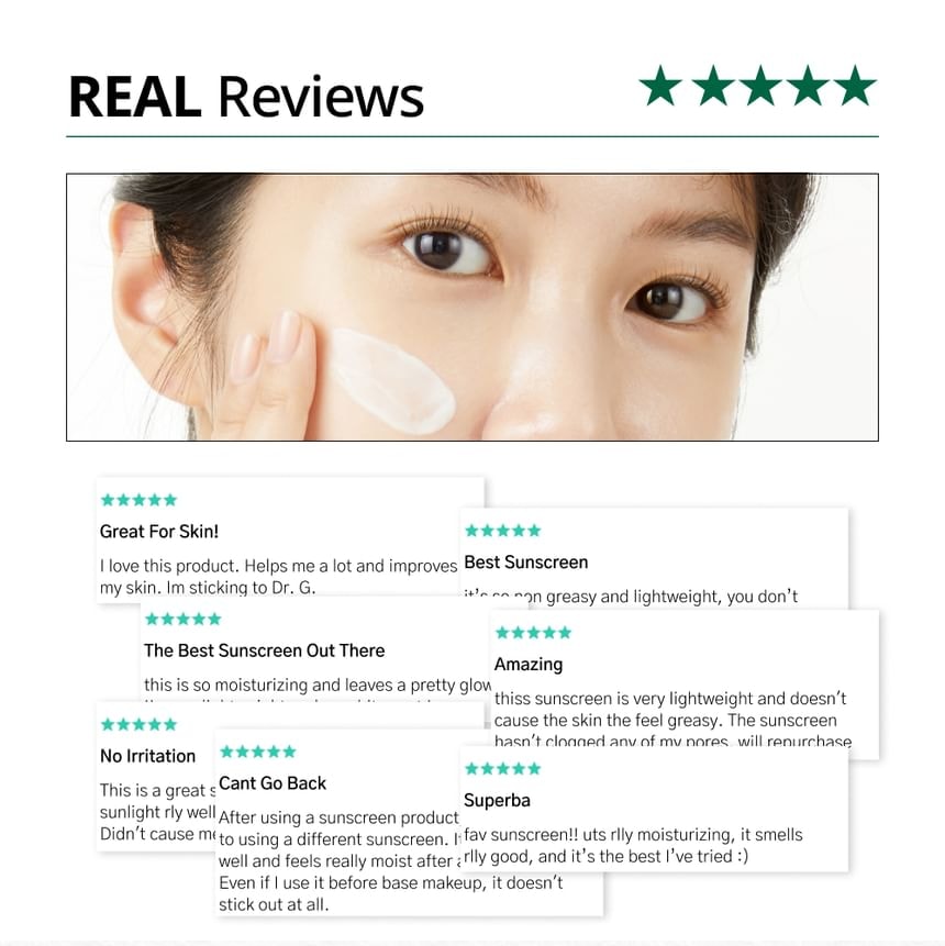 Dr.G - R.E.D Blemish Soothing Up Sun 2pcs Bundle Set