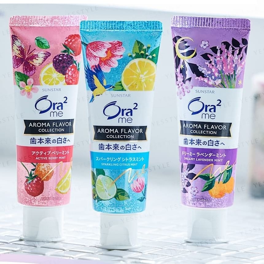 Sunstar - Ora2 Me Aroma Flavor Collection Toothpaste 10pcs Bundle Set