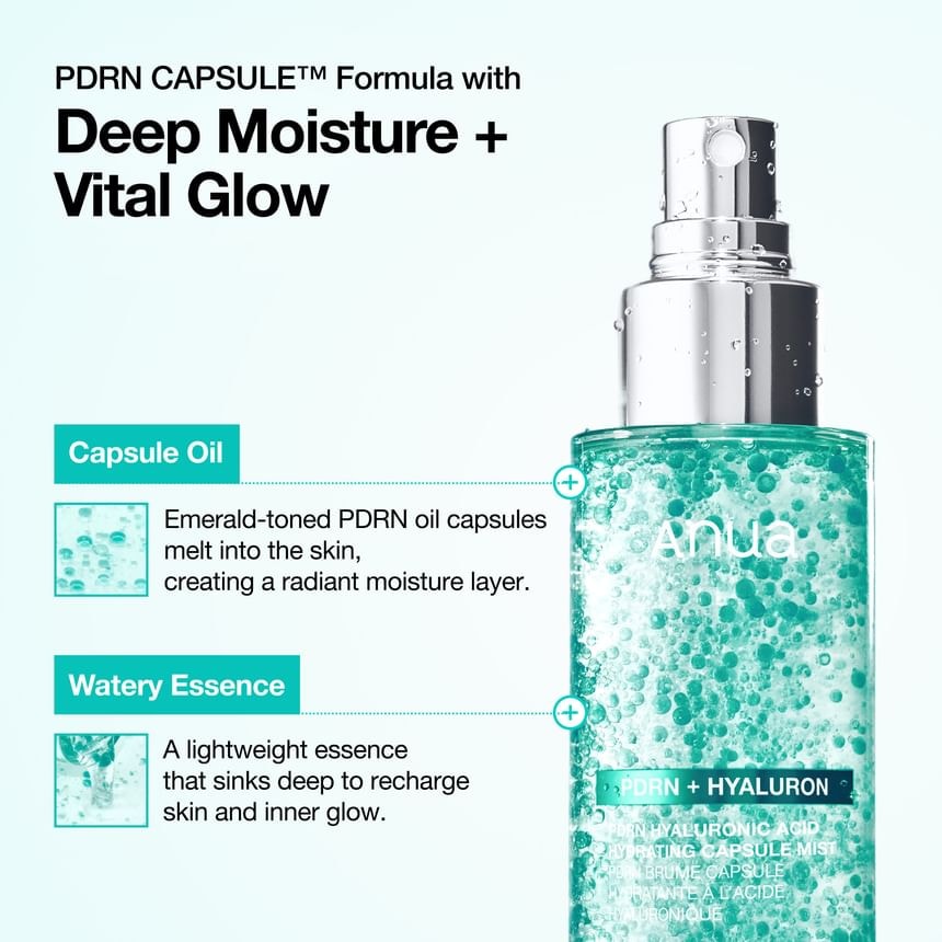 Anua - PDRN Hyaluronic Acid Hydrating Capsule Mist