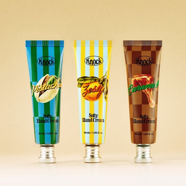 Knock, - Softy Hand Cream - 3 Types