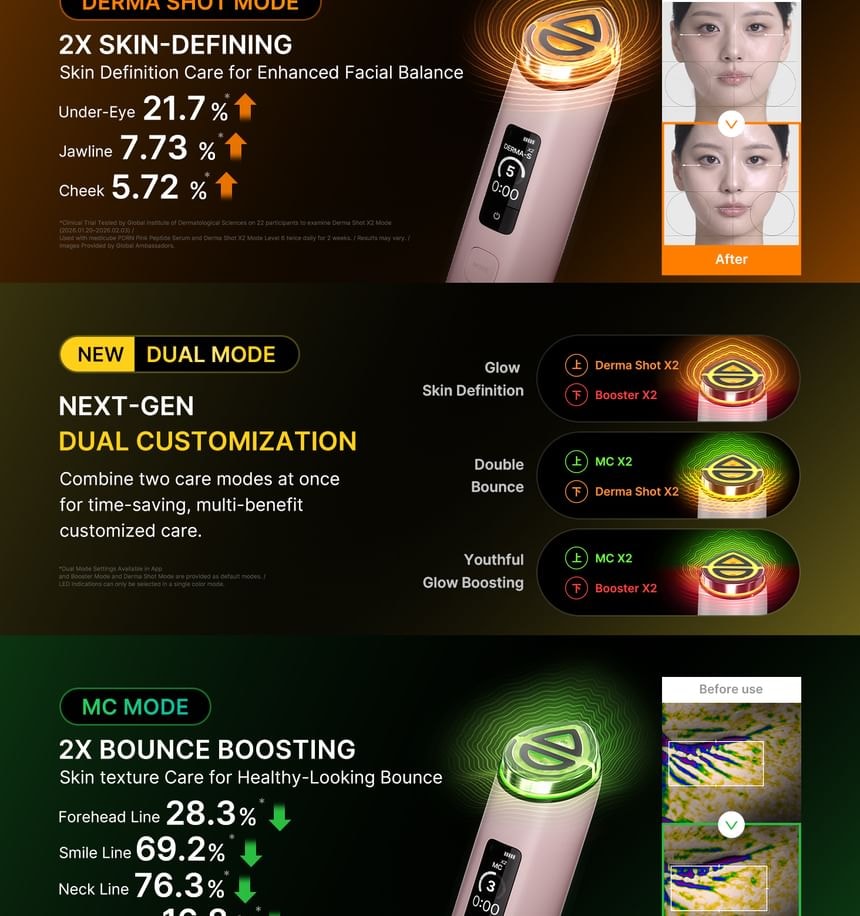 medicube - Bundle: AGE-R Booster Pro X2 Pink + Collagen Jelly Cream