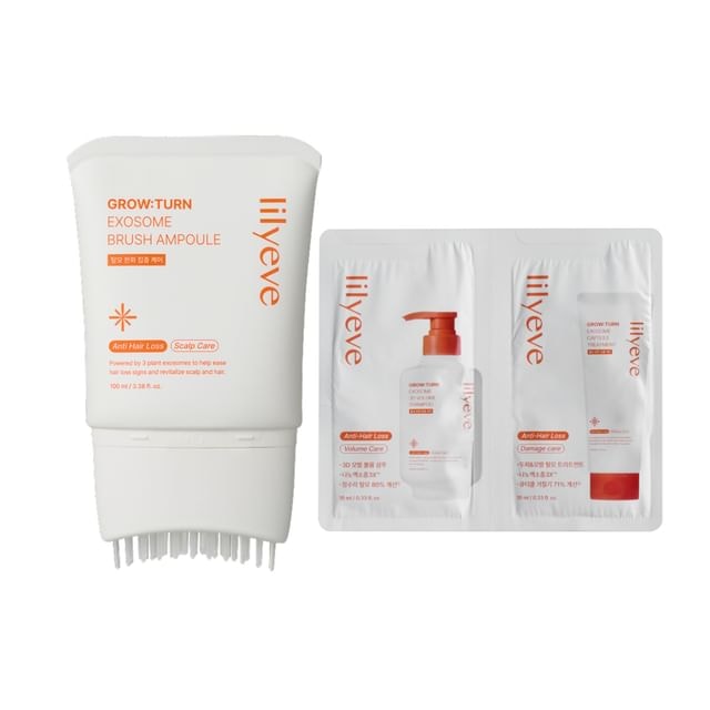 lilyeve - Bundle: Grow Turn Exosome Brush Ampoule + Sachet Gift Set