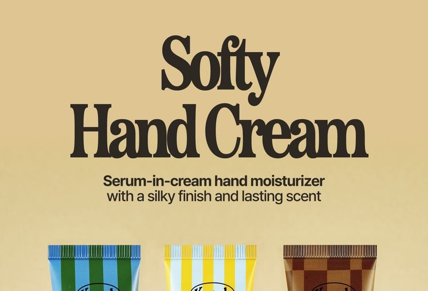 Knock, - Softy Hand Cream - 3 Types 2pcs Bundle Set (Pistachio x 2 pcs)