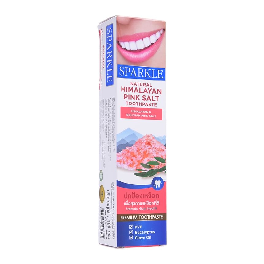 SPARKLE - Natural Himalayan Pink Salt Toothpaste 10pcs Bundle Set (100g x 10 pcs)