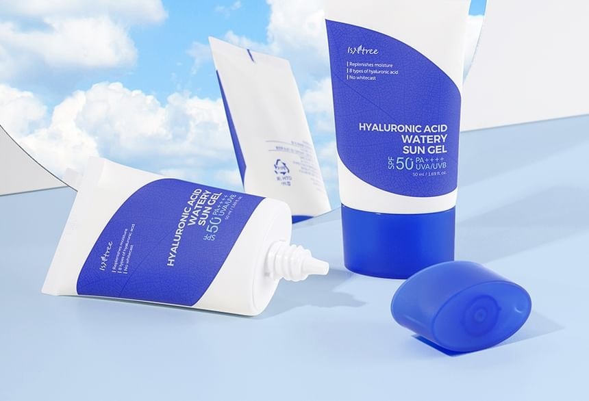 Isntree - Hyaluronic Acid Watery Sun Gel 2pcs Bundle Set