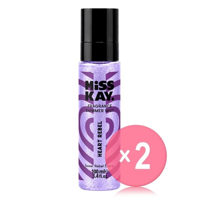 Miss Kay - Hair & Body Shimmer Mist – Heart Rebel 2pcs Bundle Set