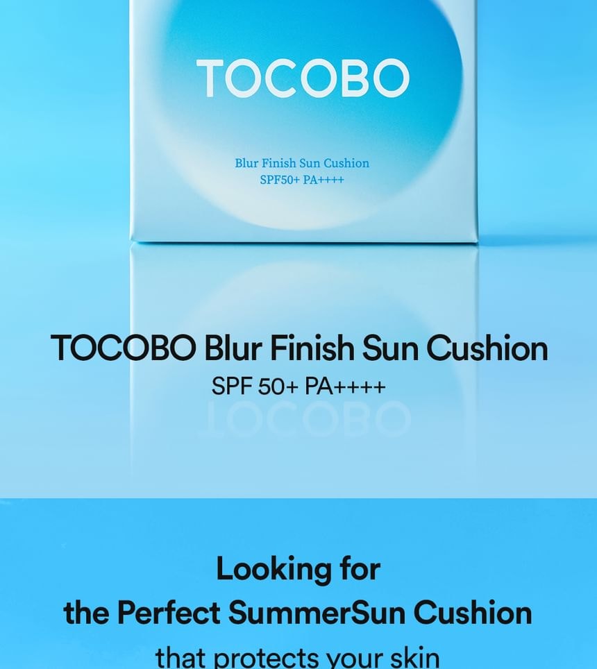TOCOBO - Blur Finish Sun Cushion Mini - 2 Types
