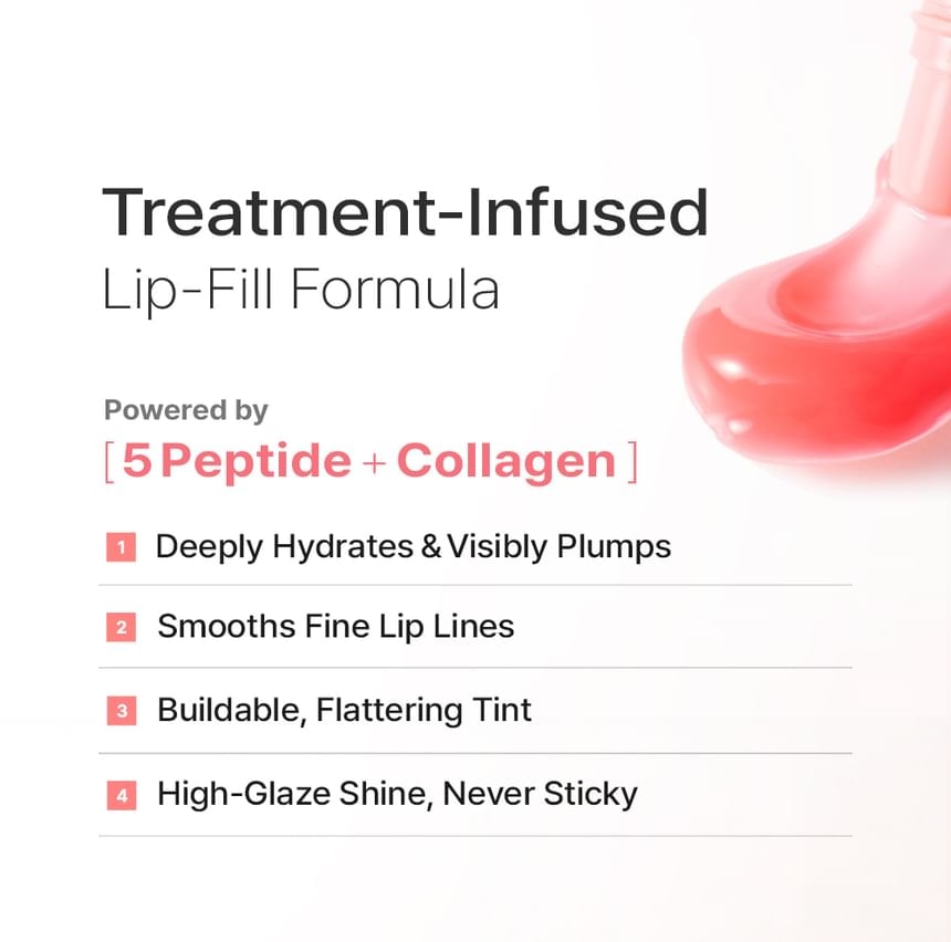 COSRX - 5 Peptide Collagen Lip Fill Tinted Treatment - 7 Colors