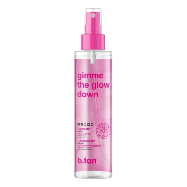 b.tan - gimme the glow down - facial tan mist