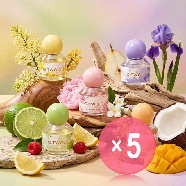 O.TWO.O - Intimate Fragrance Essence - 5 Flavours 5pcs Bundle Set