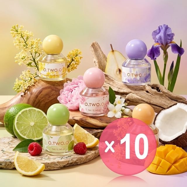 O.TWO.O - Intimate Fragrance Essence - 5 Flavours 10pcs Bundle Set