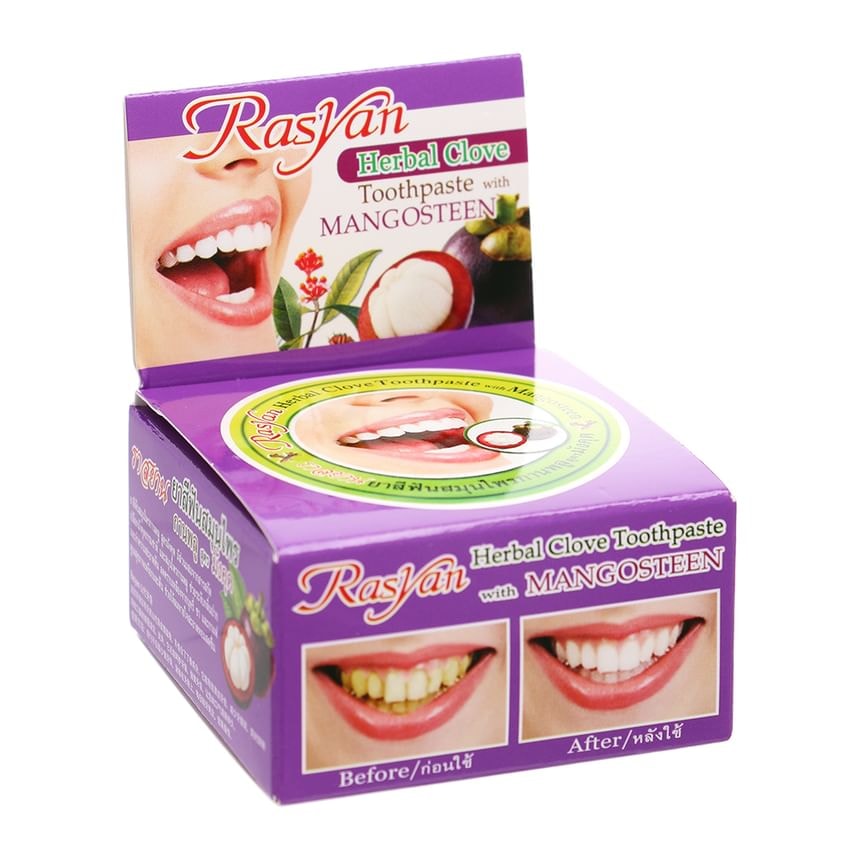 Rasyan - Herbal Clove Toothpaste with Mangosteen 10pcs Bundle Set (25g x 10 pcs)