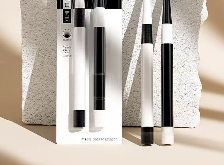 Miumi - Set Of 2: Compact Head Soft Bristled Toothbrush