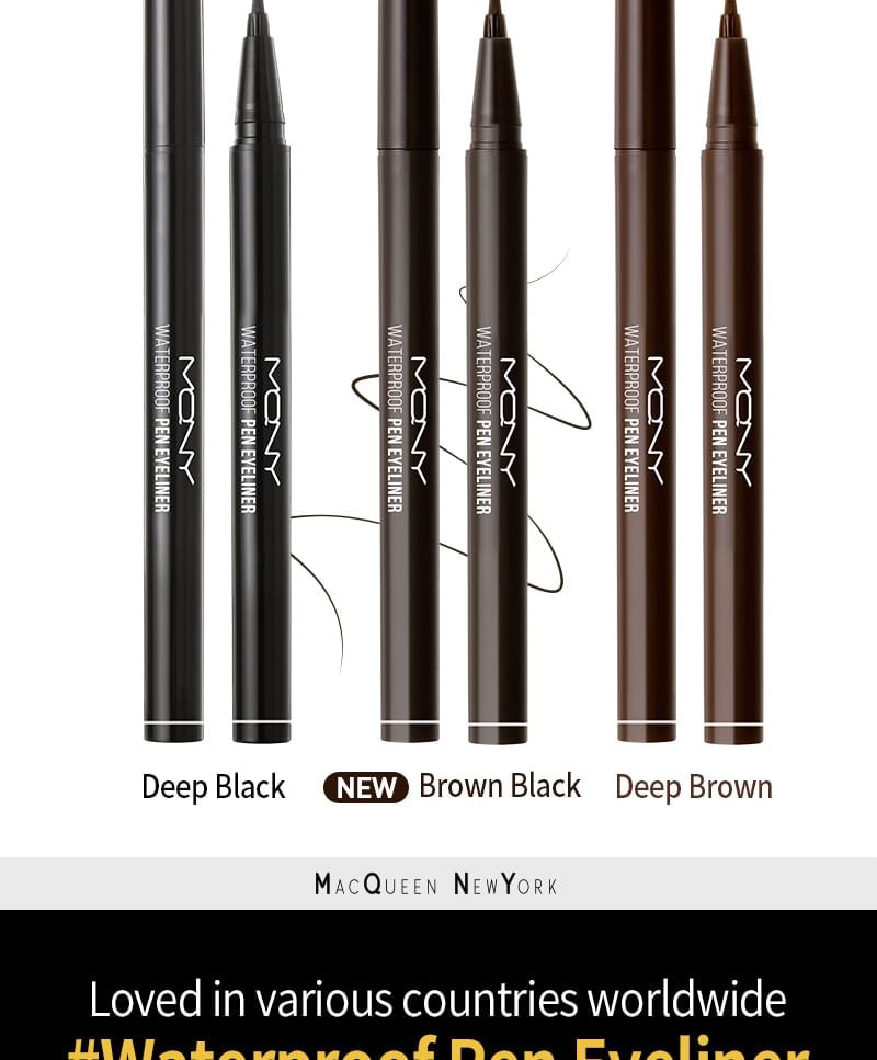 MQNY - MQNY Waterproof Pen Eyeliner - 3 Colors