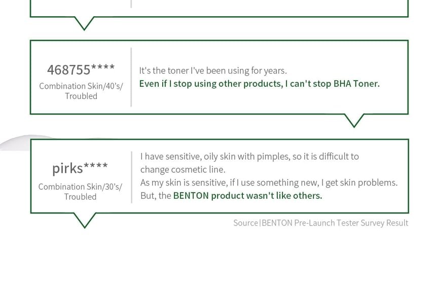 Benton - Aloe BHA Skin Toner
