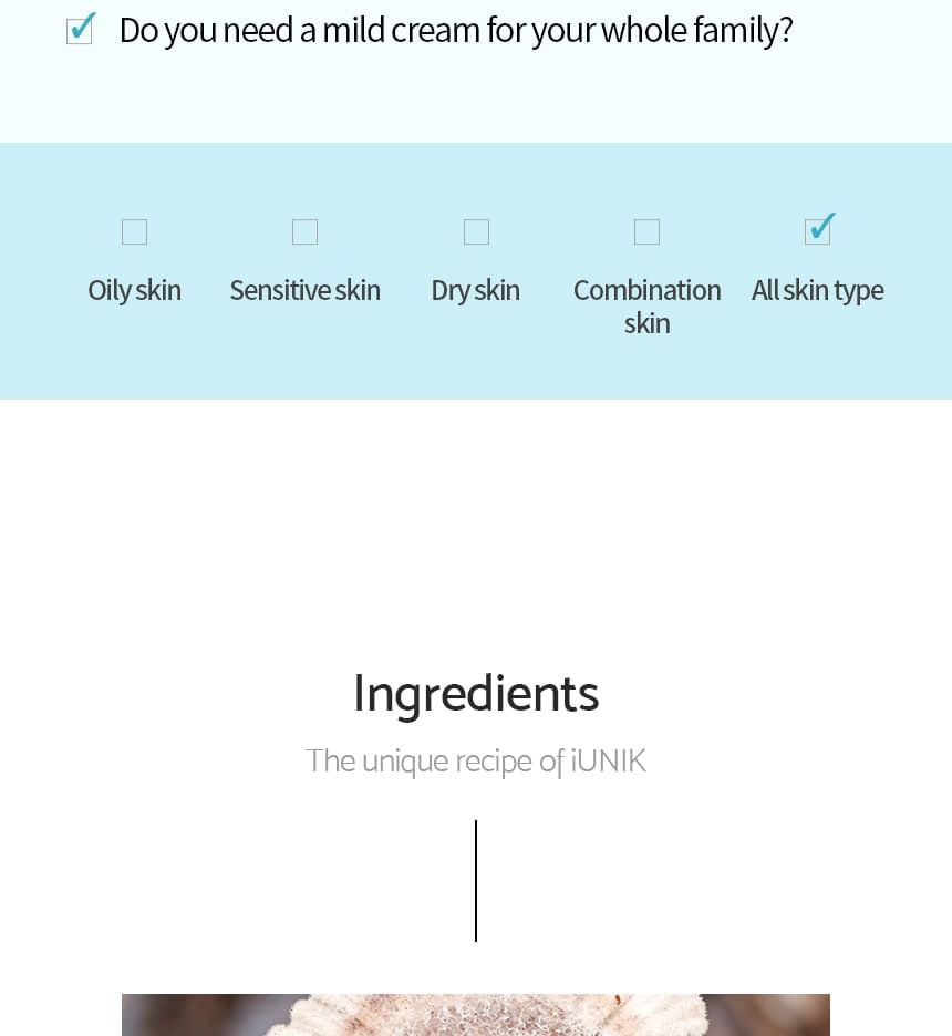 iUNIK - Beta-Glucan Daily Moisture Cream 60ml