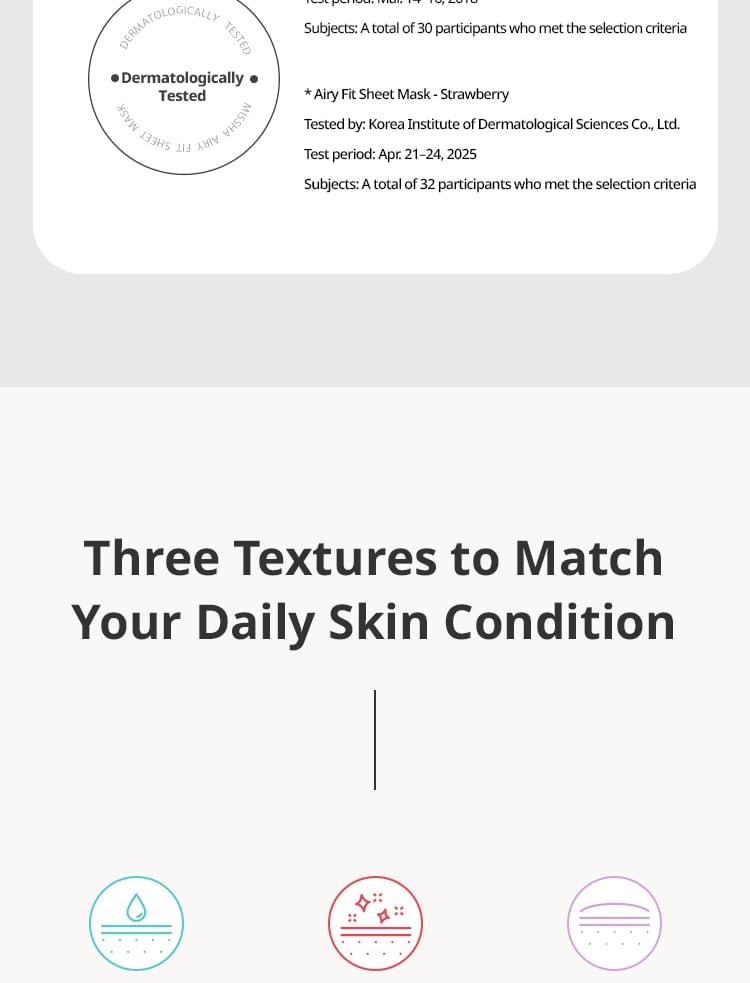 MISSHA - Airy Fit Sheet Mask - 13 Types