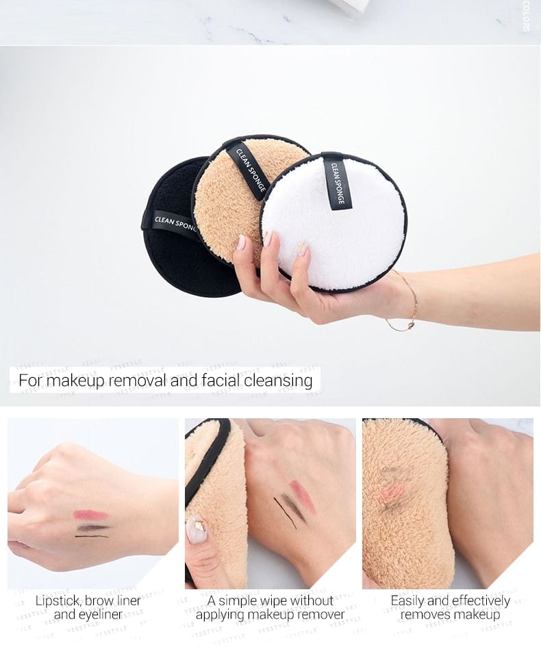 Choyu - Reusable Face Makeup Microfiber Cleaning Pad