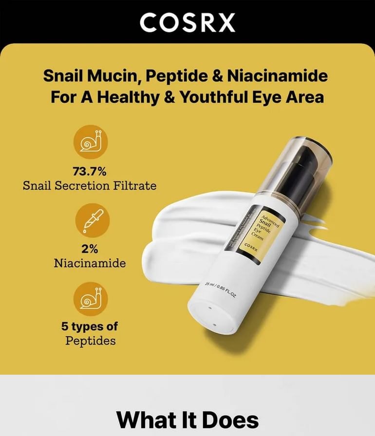 COSRX - Advanced Snail Peptide Eye Cream (25ml)