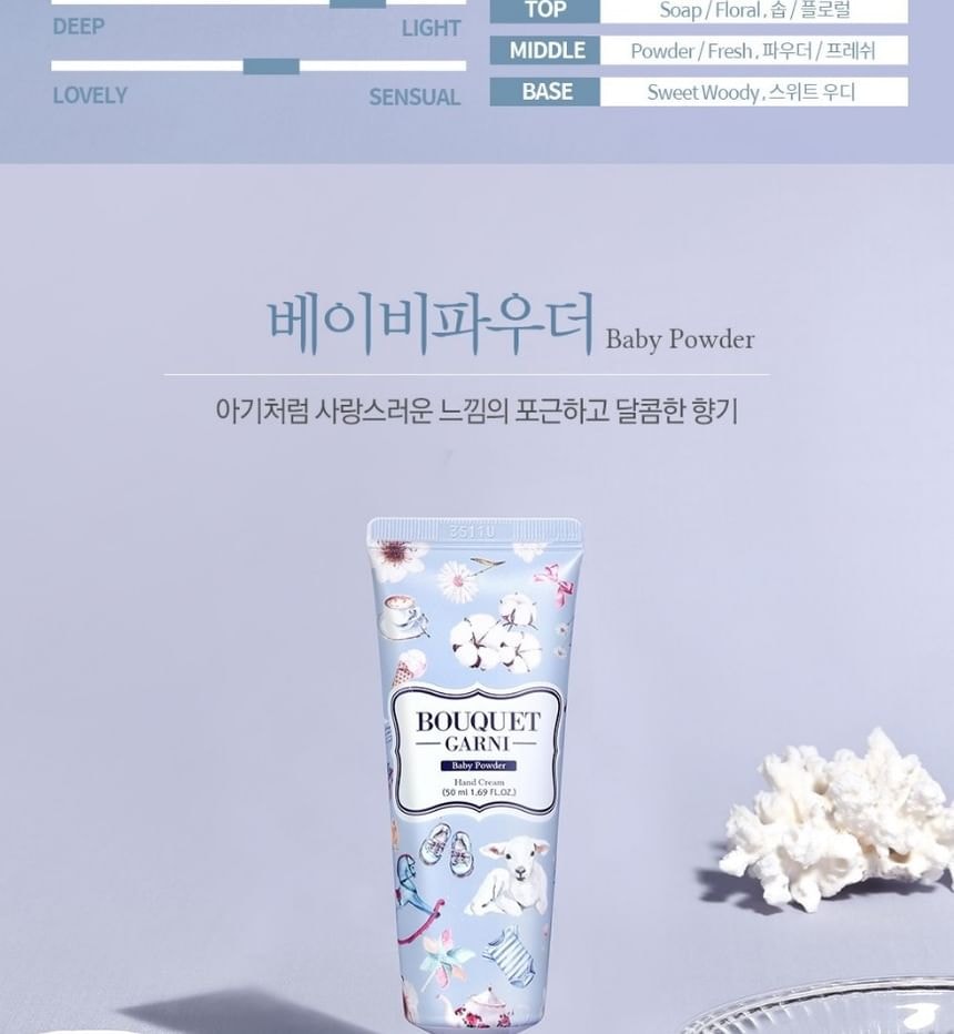 BOUQUET GARNI - Hand Cream - 7 Types (50ml - Ylang Ylang)