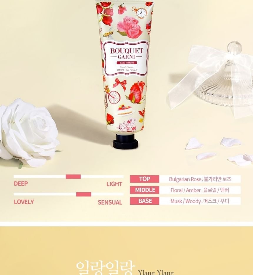 BOUQUET GARNI - Hand Cream - 7 Types (50ml - Ylang Ylang)