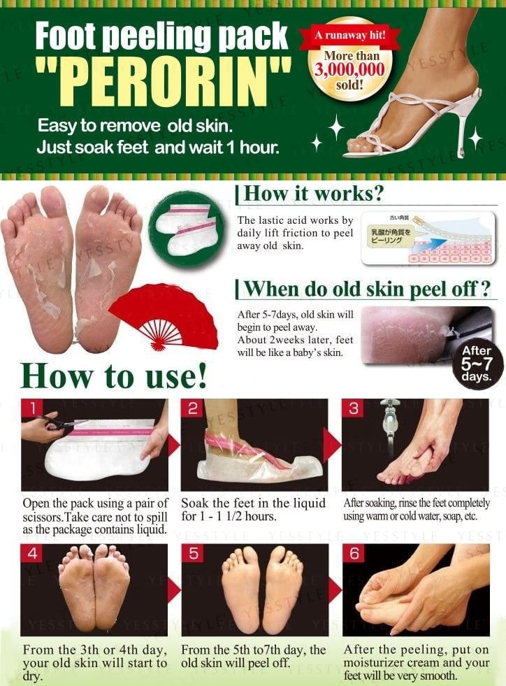Sosu - Perorin Foot Peeling Pack