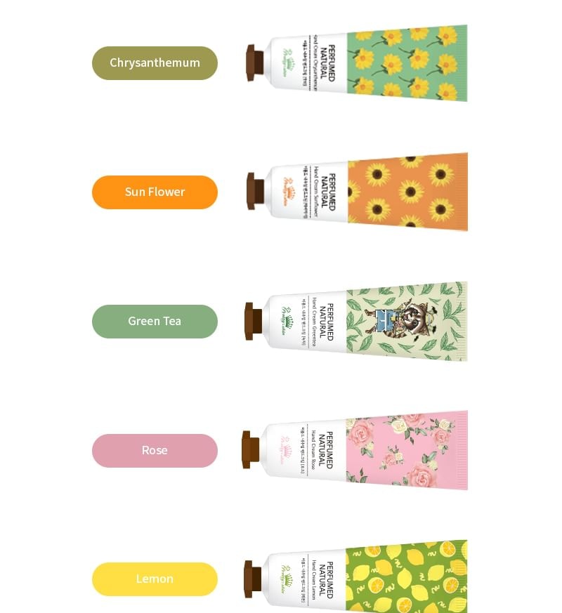 Pretty skin - Perfumed Natural Hand Cream - 12 Types (Hyaluronic)