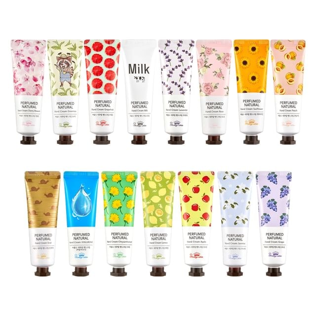 Pretty skin - Perfumed Natural Hand Cream - 12 Types