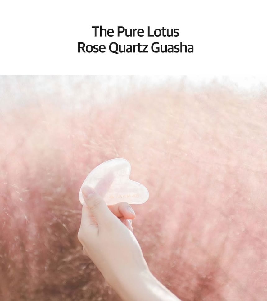 THE PURE LOTUS - Rose Quartz Guasha