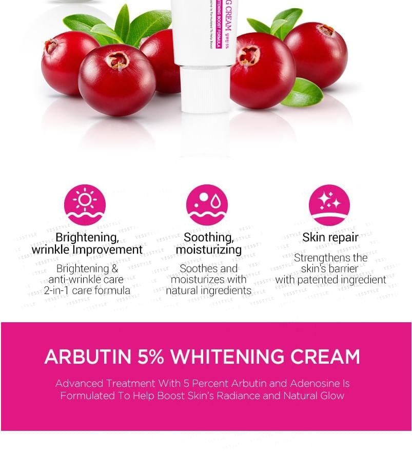 TOSOWOONG - Arbutin 5% Whitening Cream