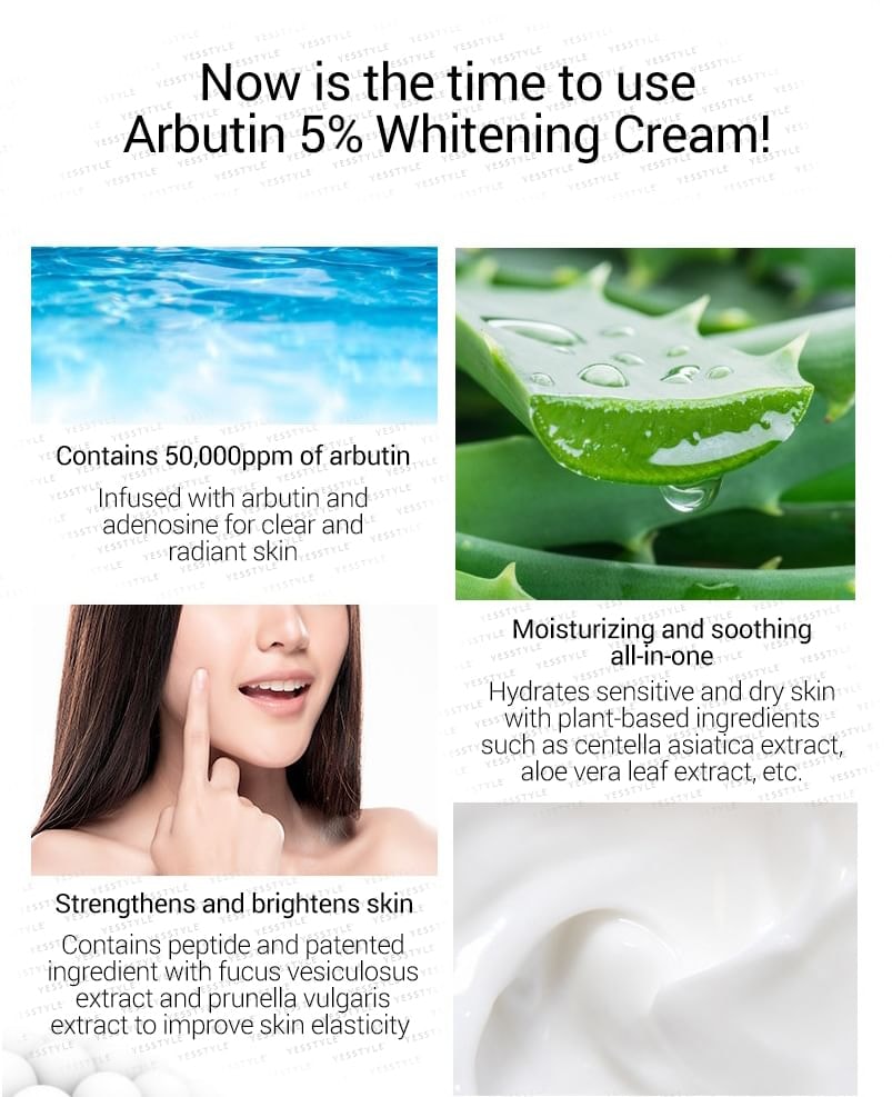 TOSOWOONG - Arbutin 5% Whitening Cream