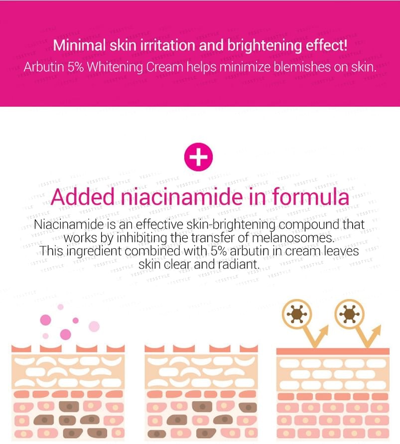 TOSOWOONG - Arbutin 5% Whitening Cream