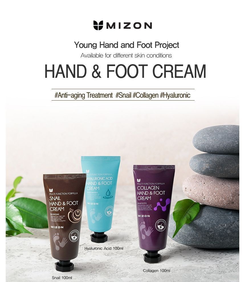 MIZON - Hand & Foot Cream - 3 Types (Collagen)