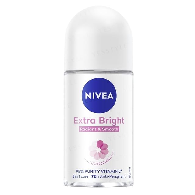 NIVEA - Extra Bright Radiant & Smooth 95% Purity Vitamin C Deodorant Roll On