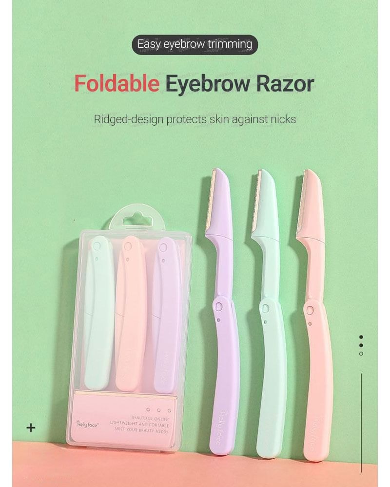 Choyu - Set Of 3: Foldable Eyebrow Razor