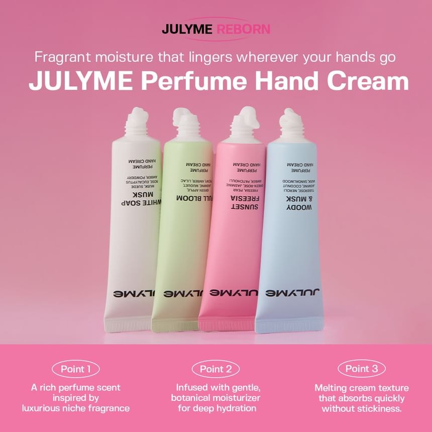 JULYME - Perfume Hand Cream - 4 Types (Urban Rose)