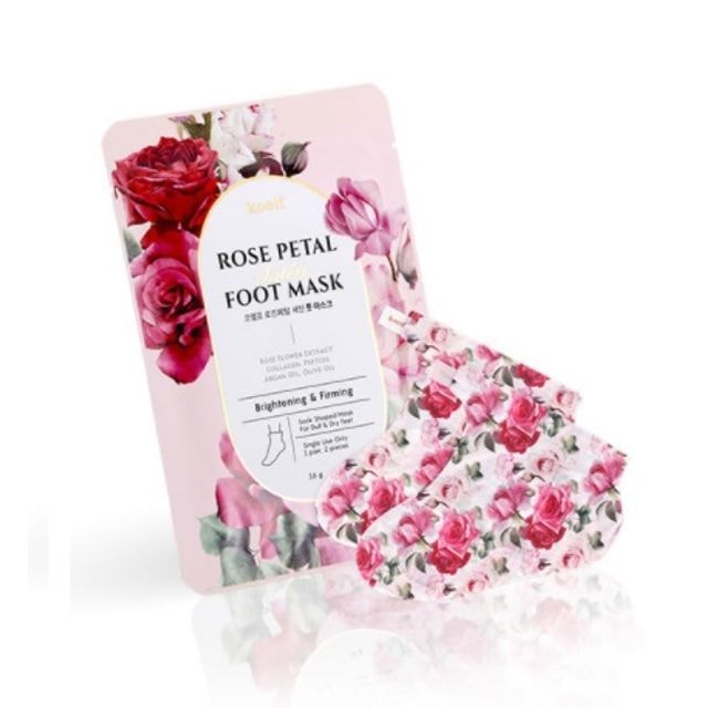 PETITFEE - Rose Petal Satin Foot Mask