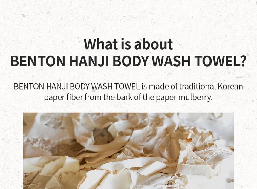 Benton - Hanji Body Wash Towel (1 pc)